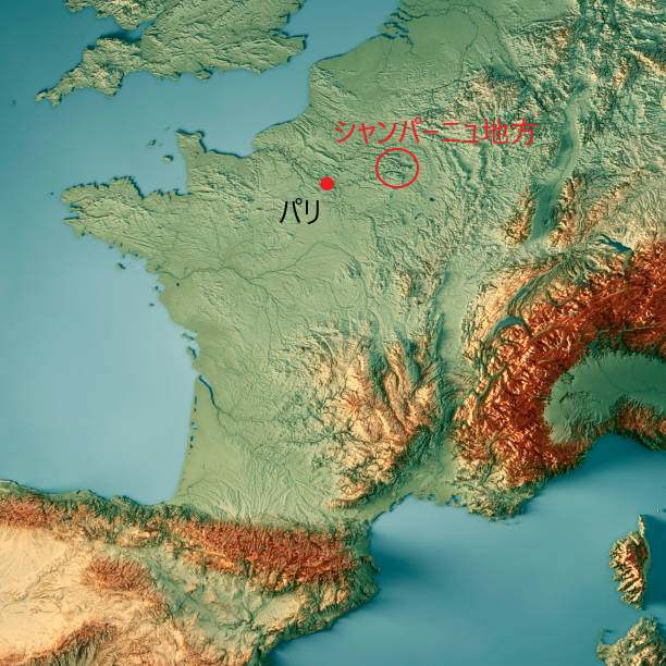 フランチャコルタ3D 地図 フランチャコルタ3D 地図