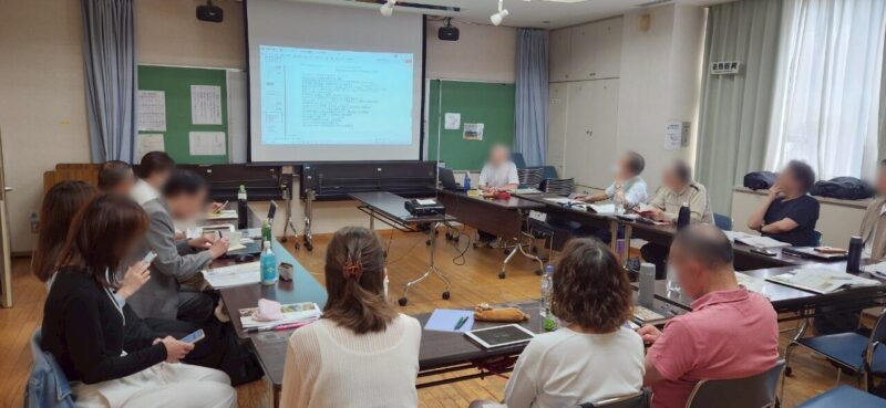 ワイン勉強会風景